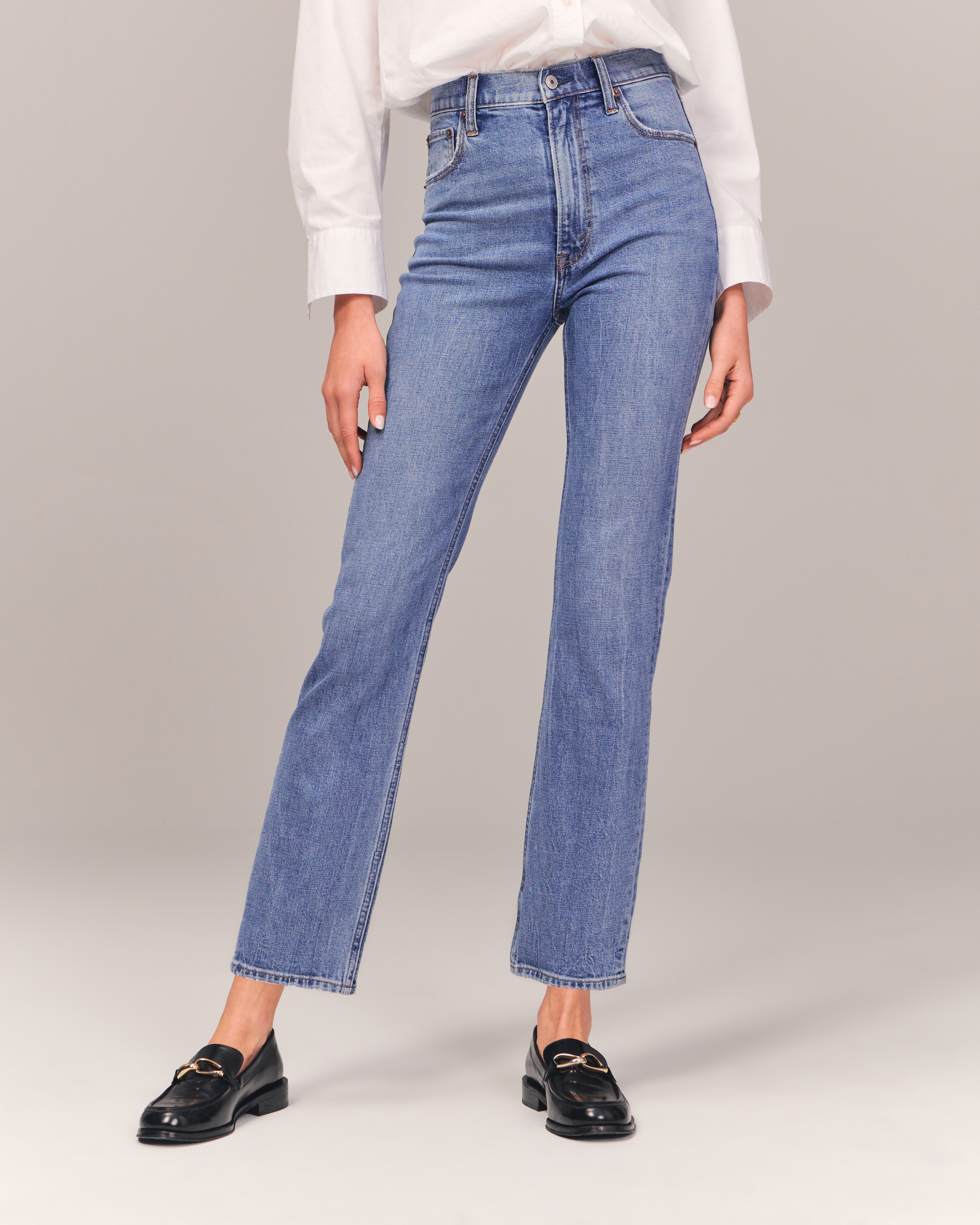 Low rise store ankle jeans abercrombie