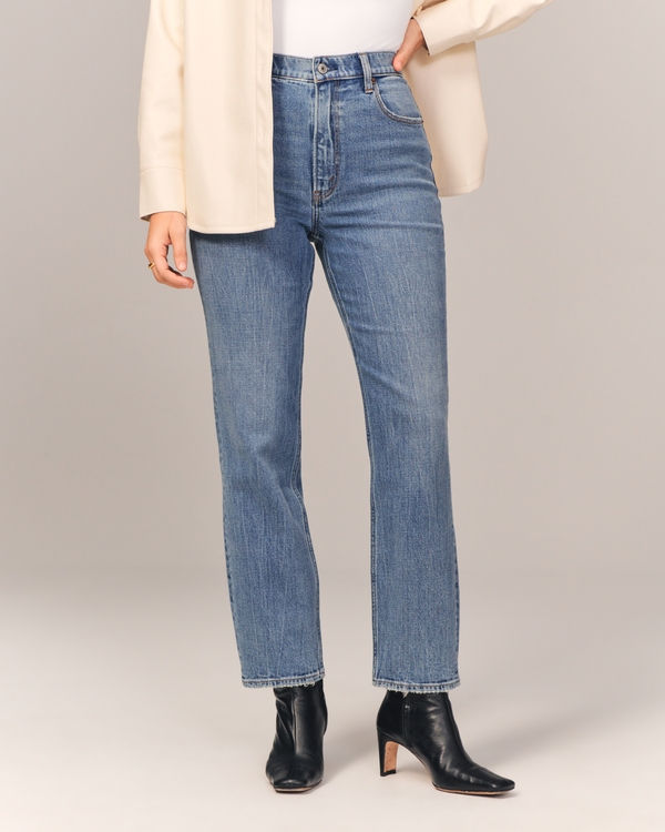 Curve Love Ultra High Rise Ankle Straight Jean