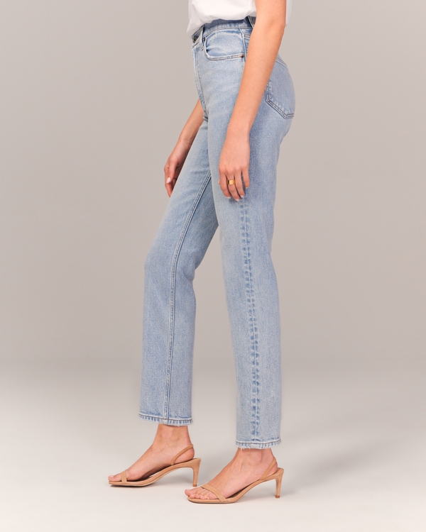 Ultra High Rise Ankle Straight Jean