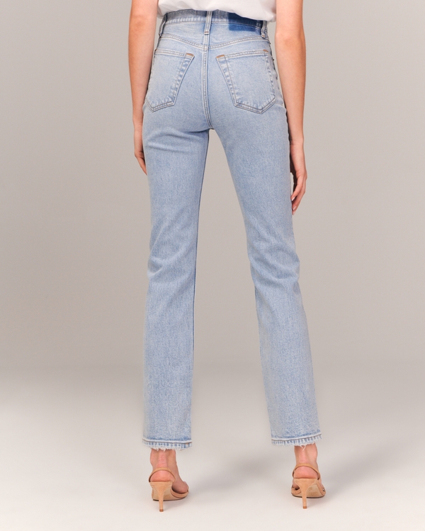 Ultra High Rise Ankle Straight Jean