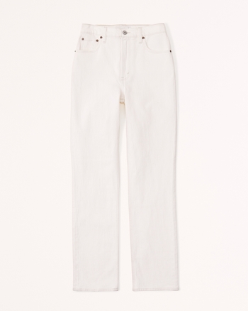 Women's Curve Love Ultra High Rise 90s Straight Jean | Women's Bottoms | Abercrombie.com