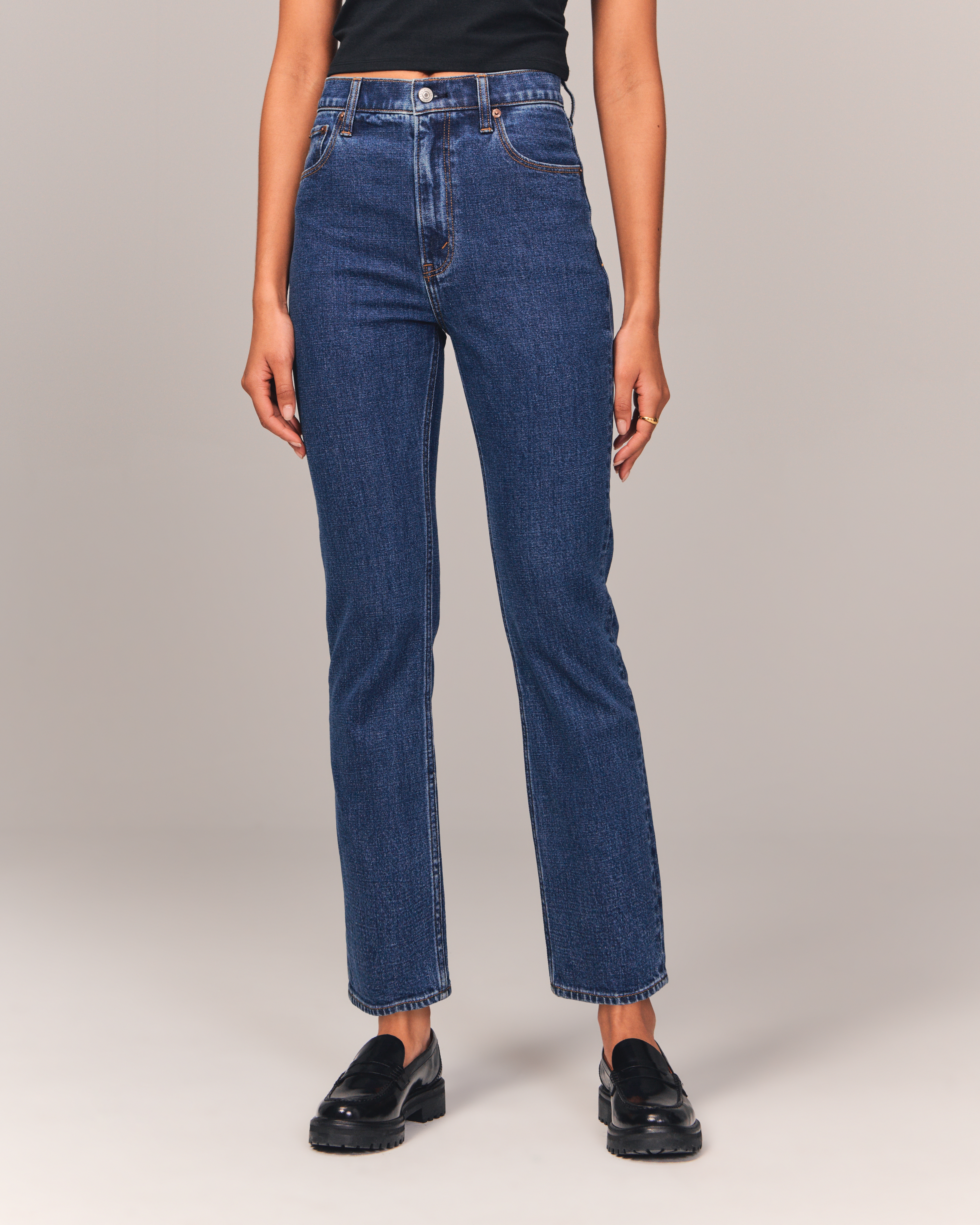 Abercrombie ankle 2024 flare jeans