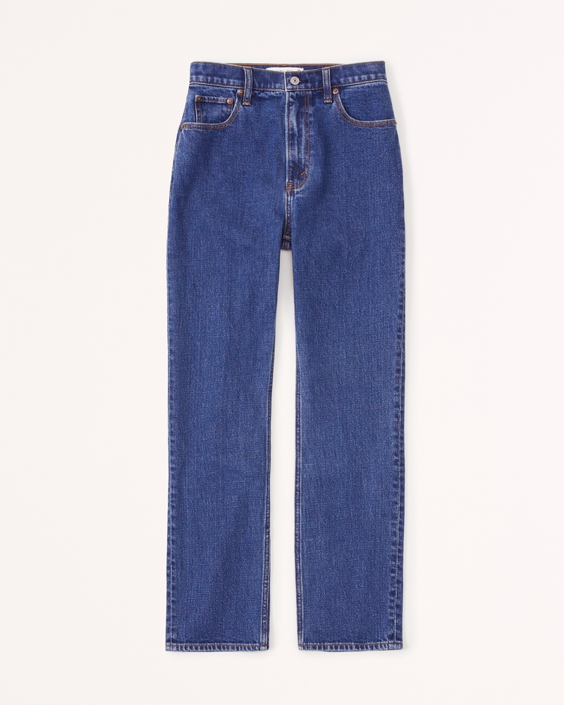 Ultra High Rise Ankle Straight Jean