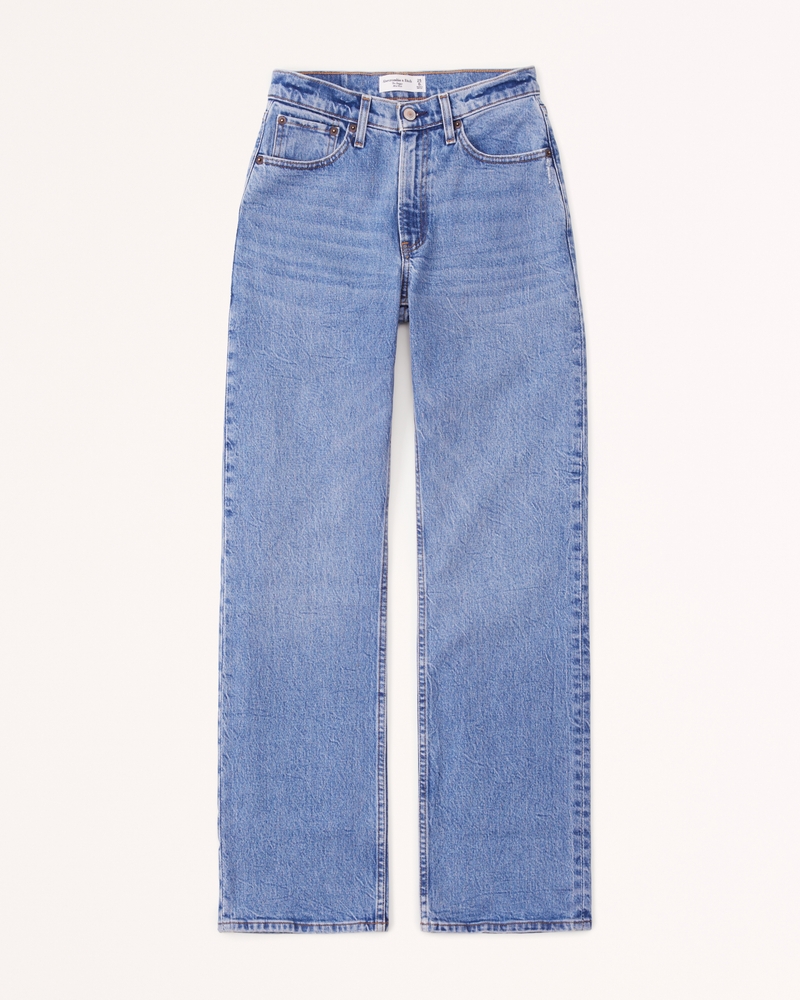 WMNS Drawstring Distressed Loose Fit Capri Jeans - Light Blue