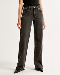 the perfect low rise cool girl baggy jeans #abercrombiejeans #baggyjea, baggy  jeans