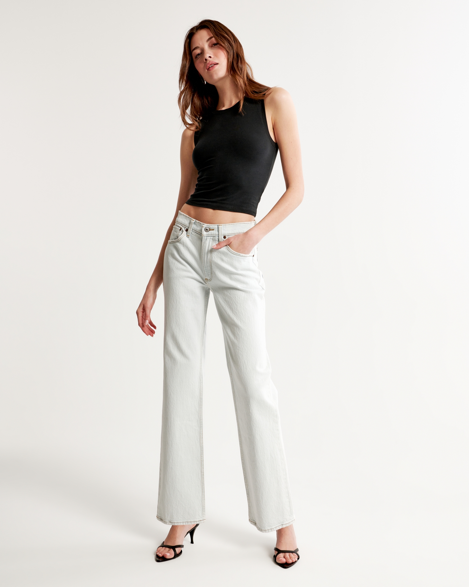 Mid-Rise Baggy Jeans CF328