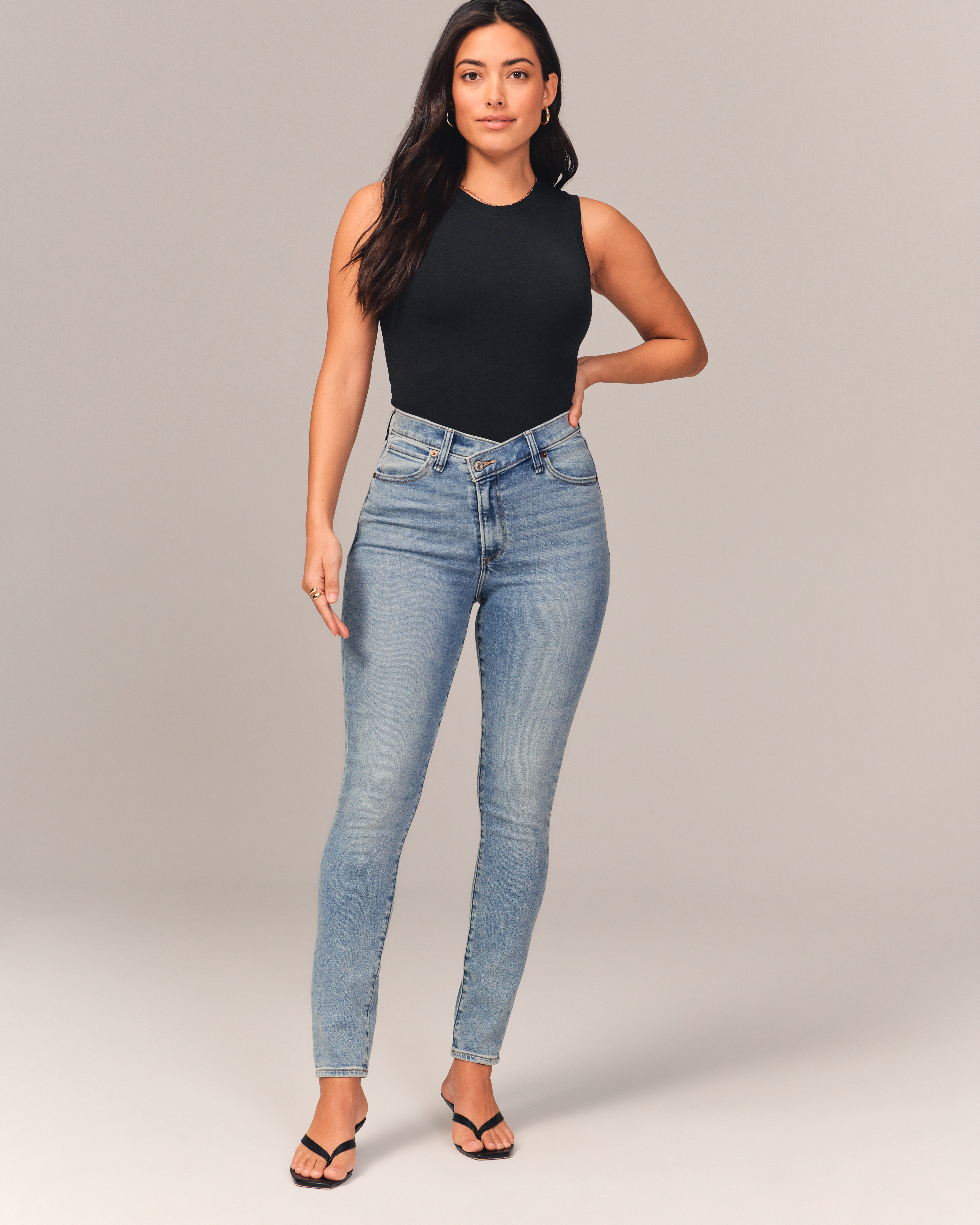 Curve Love High Rise Super Skinny Ankle Jean