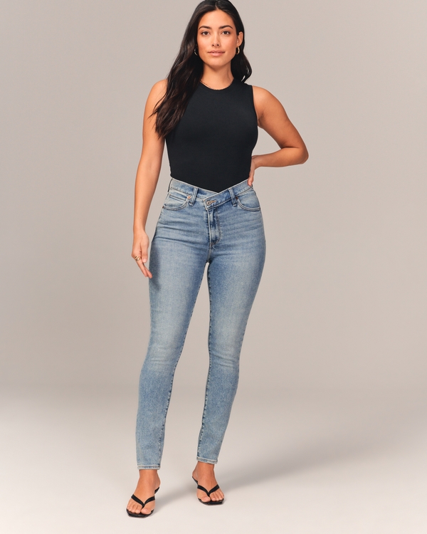Edredón FALSO Absay Women's Super Skinny Jeans | Abercrombie & Fitch