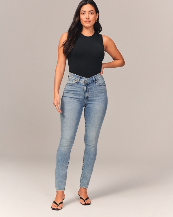 Jeans superajustados mujer | Abercrombie & Fitch