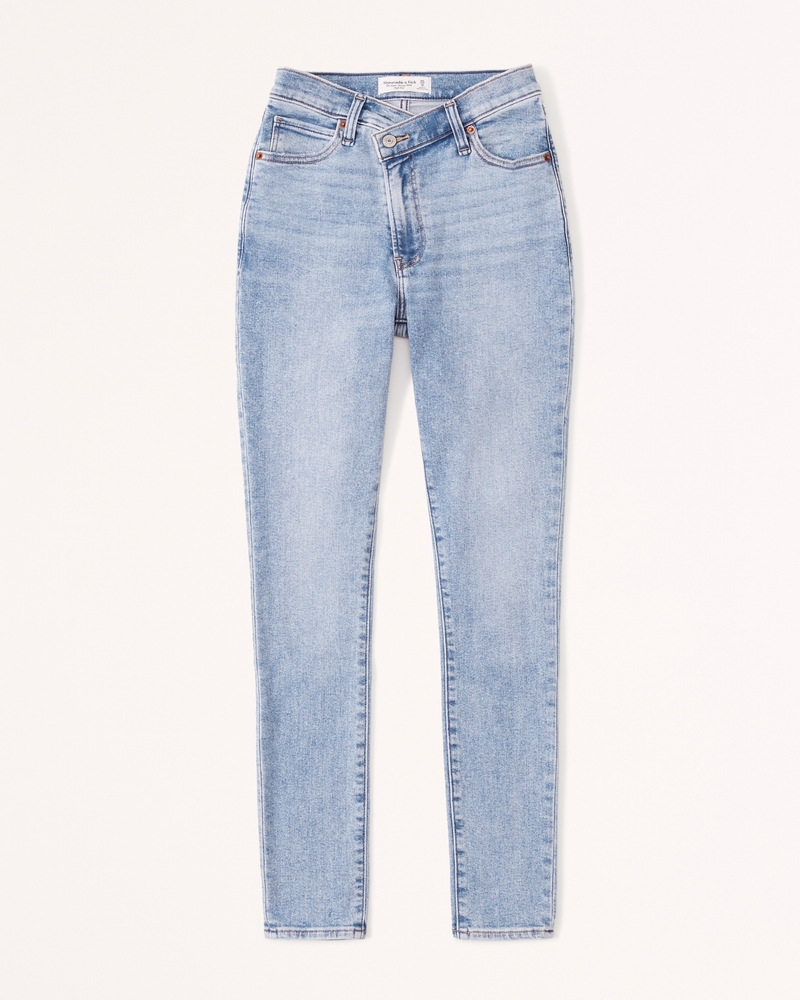 H&M & Denim Blue Jeans Jeggings Low Waist Size 30 / 32