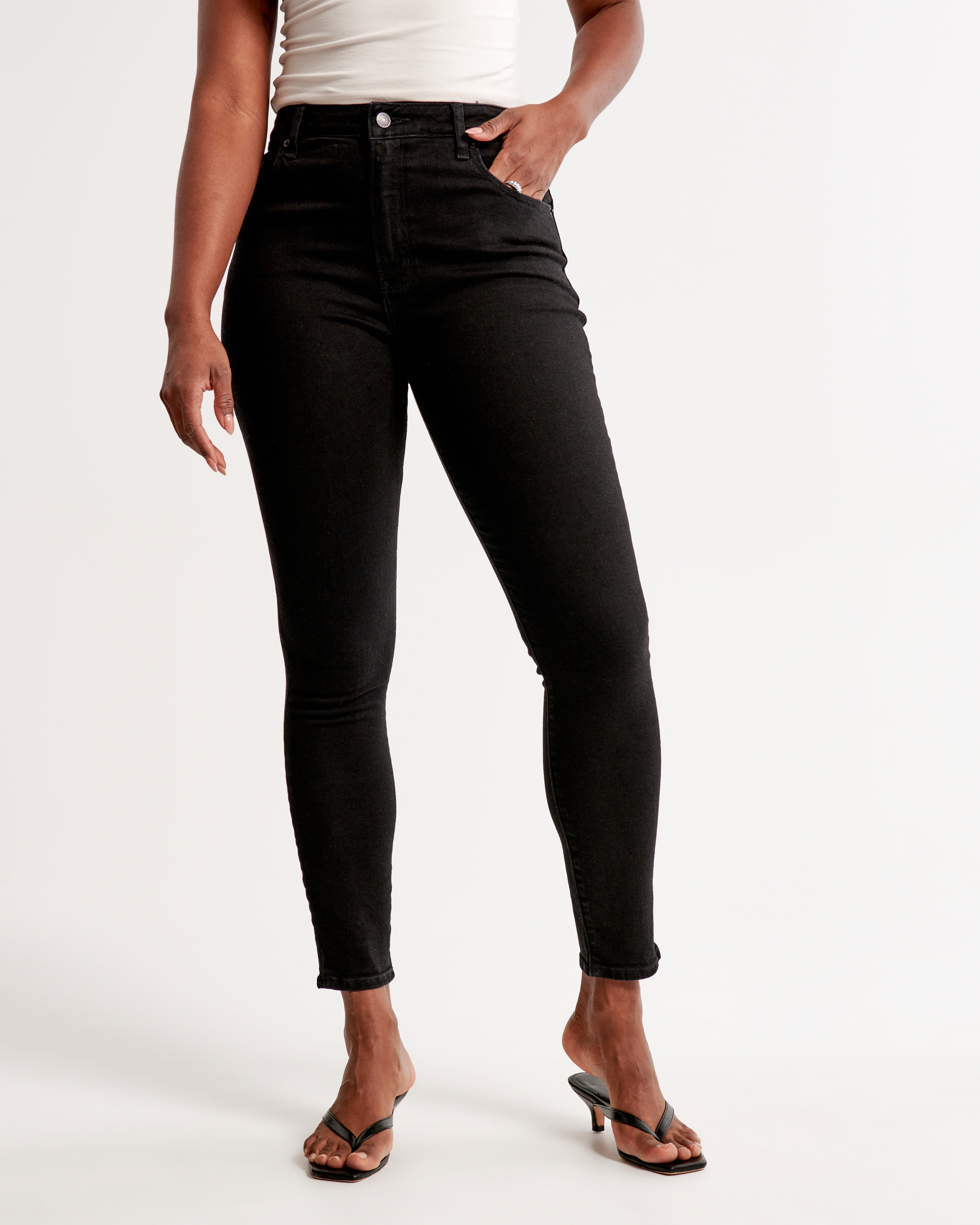 Abercrombie high discount rise jean leggings