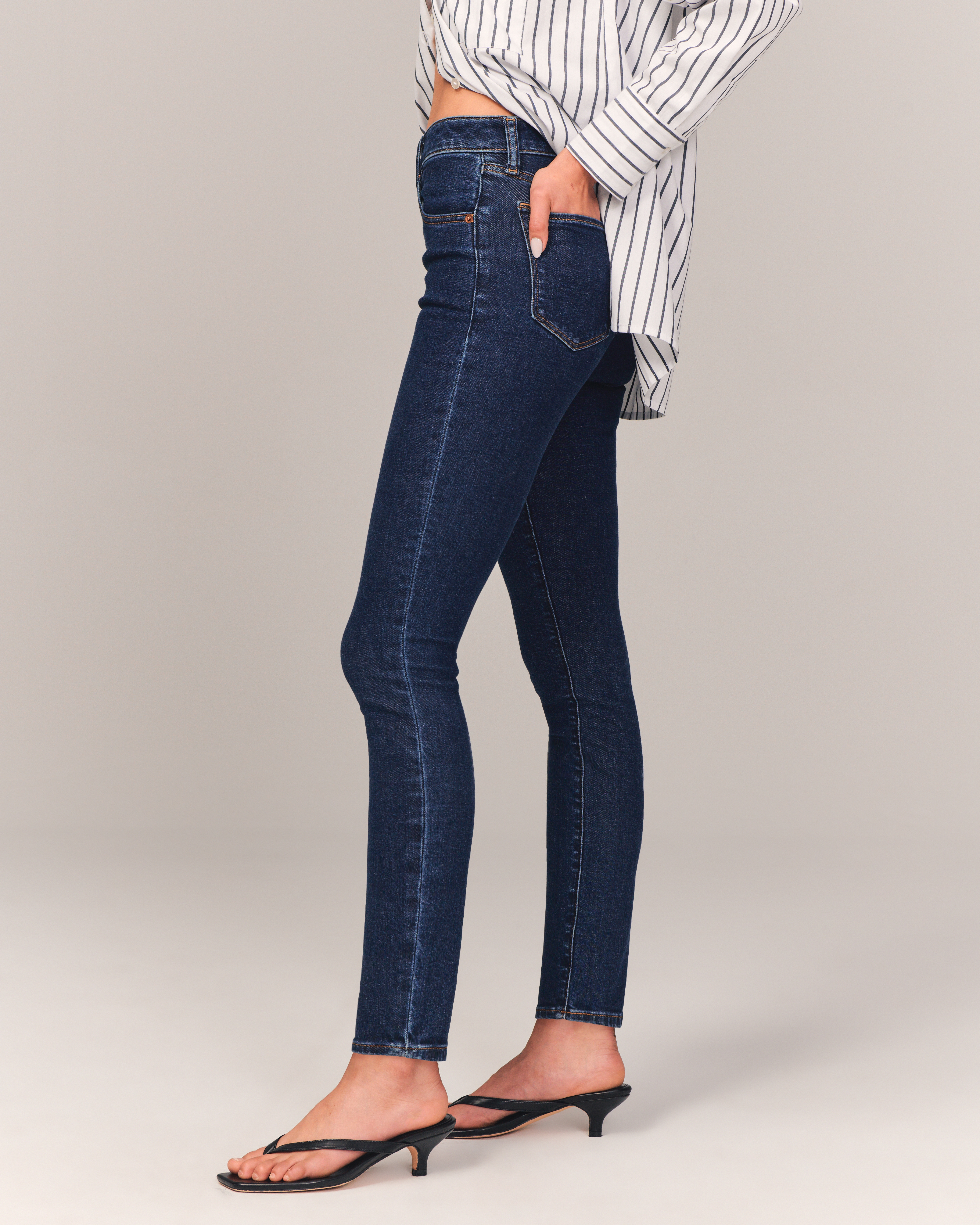 High Rise Super Skinny Ankle Jean