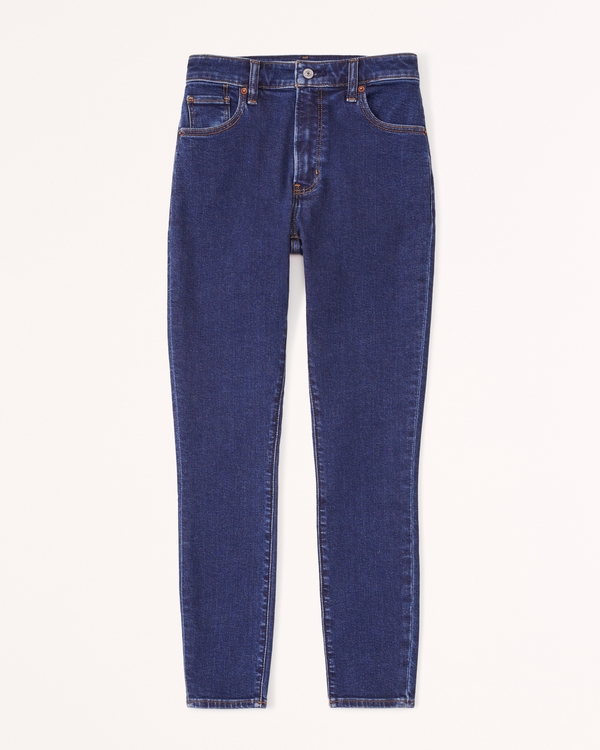 High Rise Super Skinny Ankle Jean, Super Dark view 1
