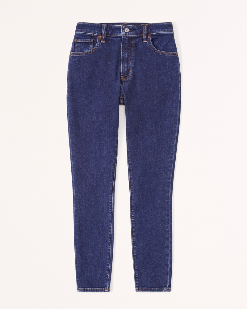 Lydia Coated High Rise Full Length Denim Jeggings