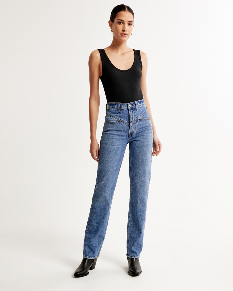 90s straight-leg jeans
