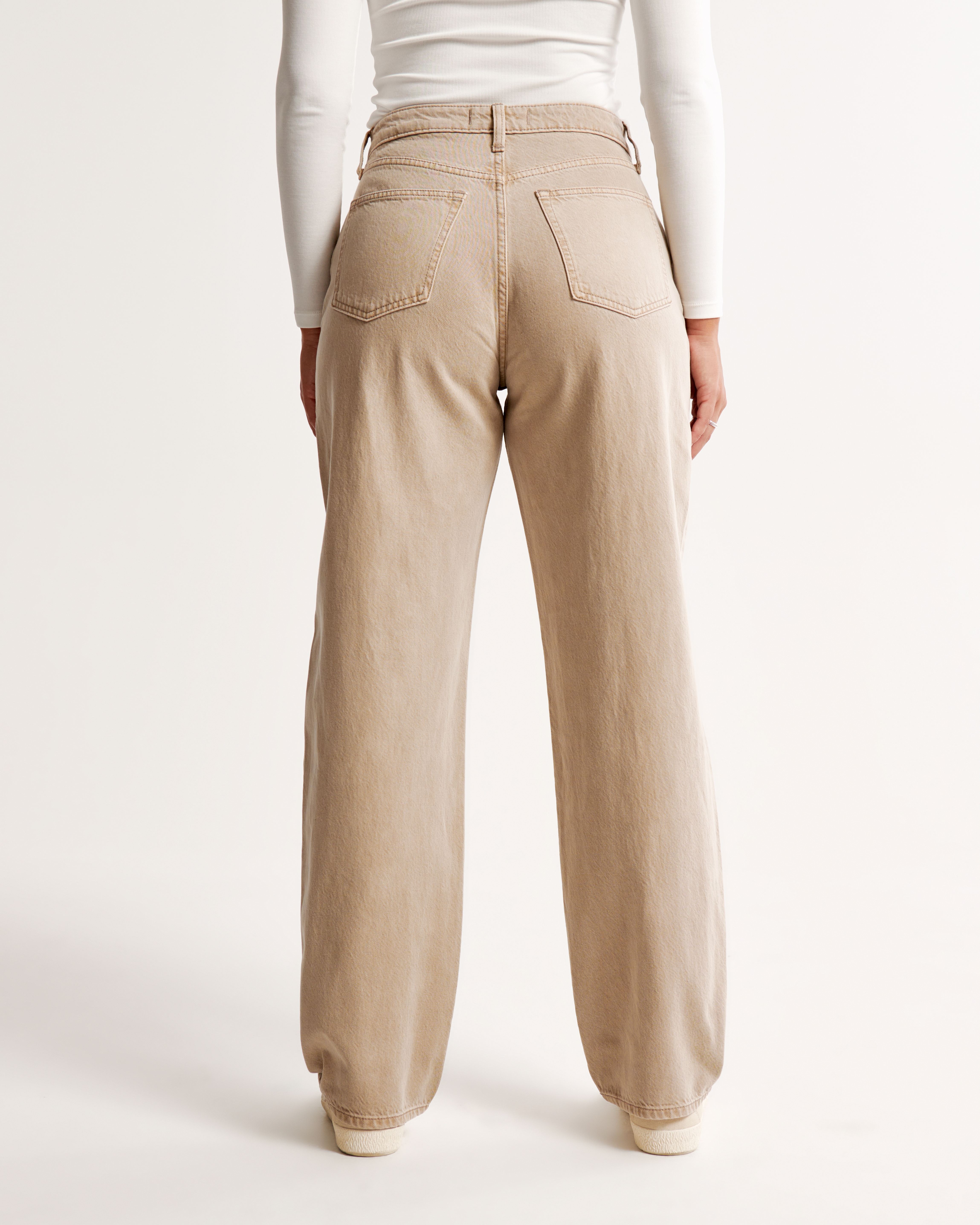 Abercrombie belted clearance taper pants