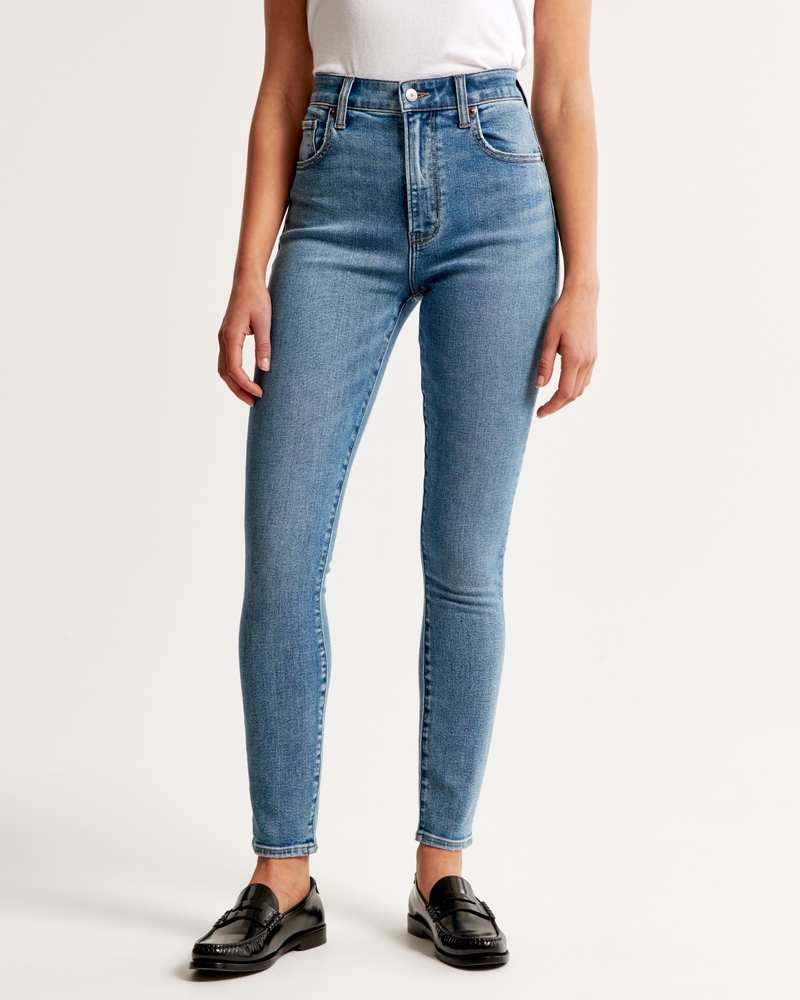 Abercrombie & Fitch スキニージーンズ 25 Women's High Rise Super Skinny Ankle Jean | Women's