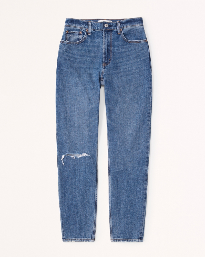Baggy Jeans: Zara TRF Ripped Mom Fit Jeans