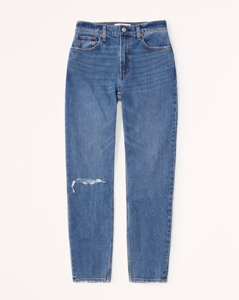 Women s Curve Love High Rise Mom Jean Women s Bottoms