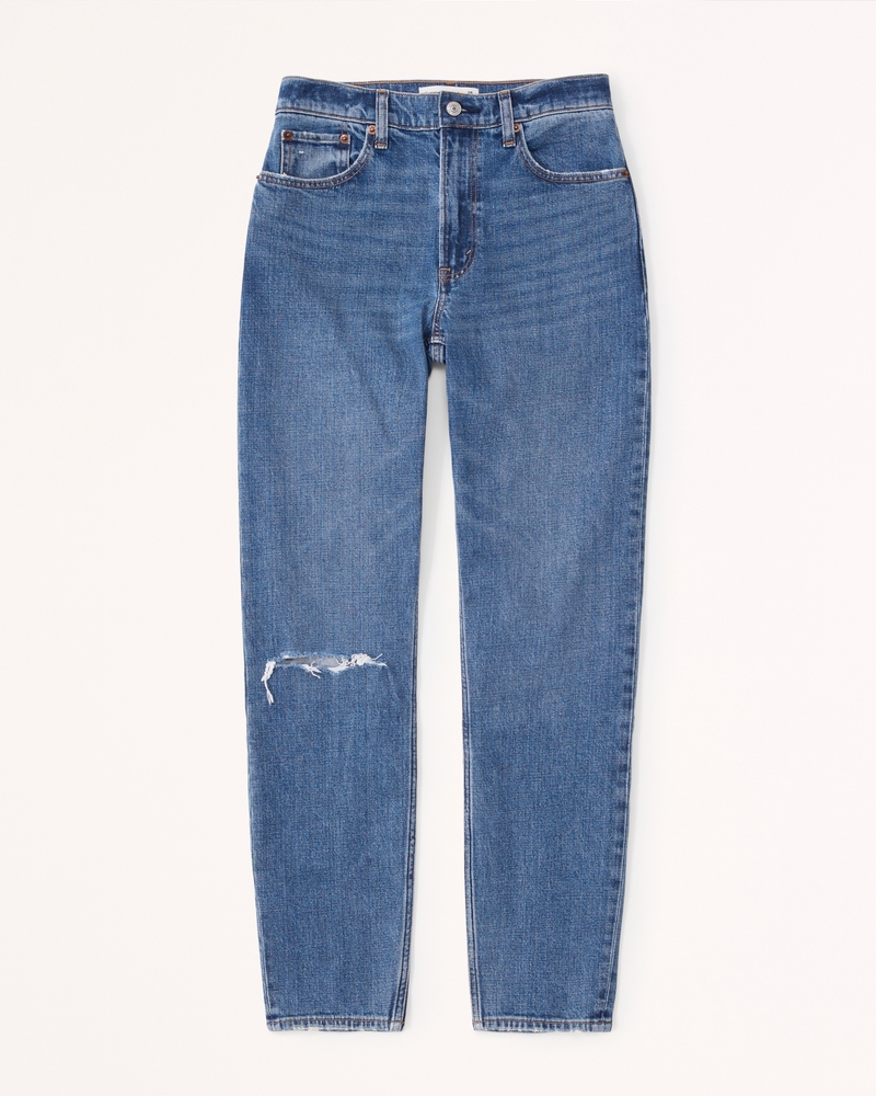 Stylish and Flattering Abercrombie Curve Love Mom Jeans