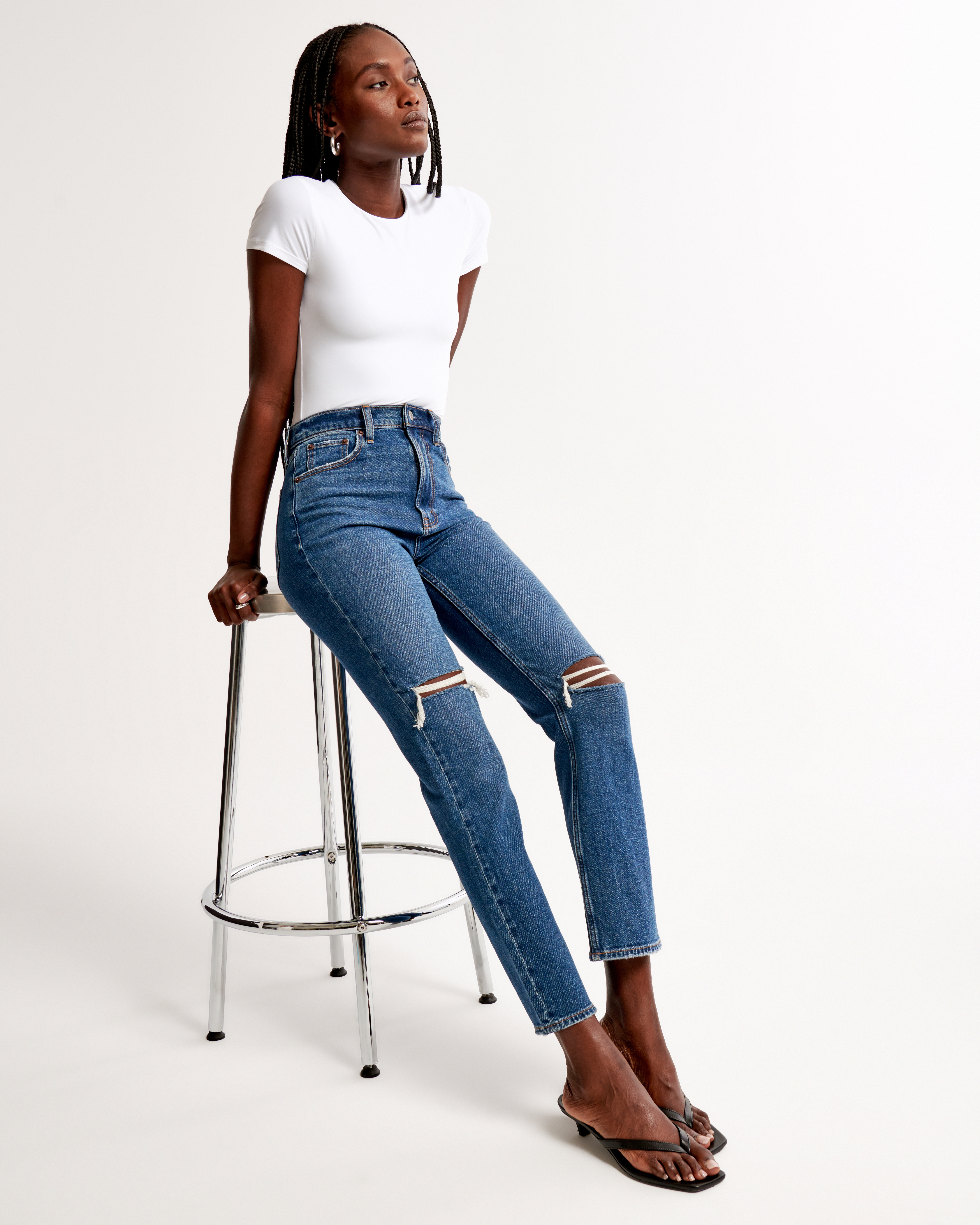 Abercrombie straight leg store jeans