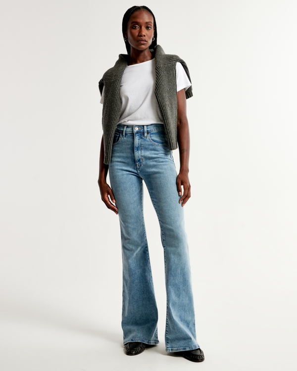 Ultra High-Rise Flare Jean