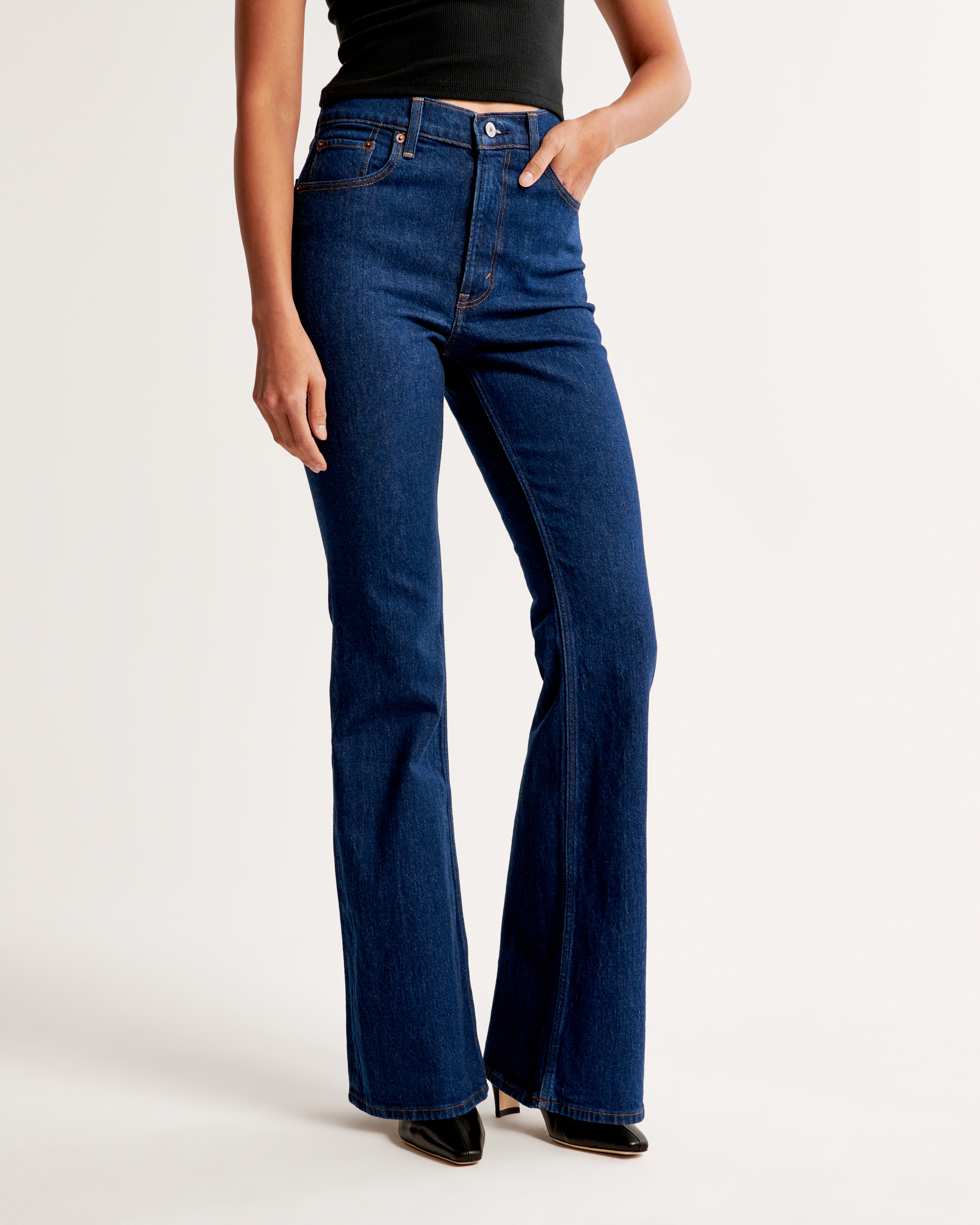 Women s High Rise Vintage Flare Jean Women s Clearance