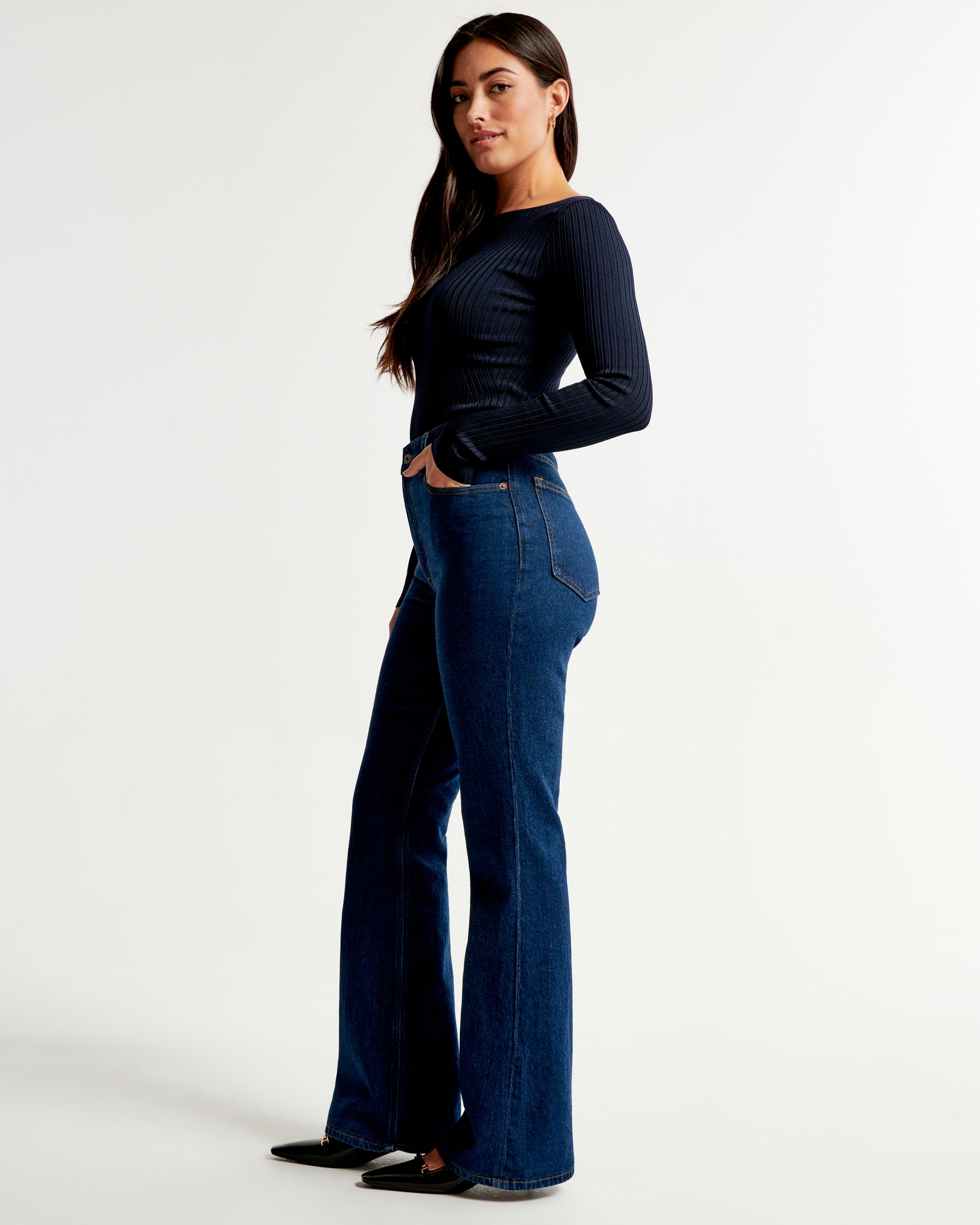 Curve Love High Rise Vintage Flare Jean