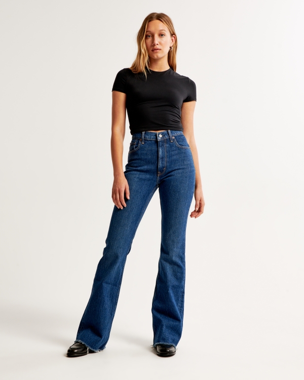 Reduced RQYYD Bell Bottom Flare Jeans for Womens Vintage Chic