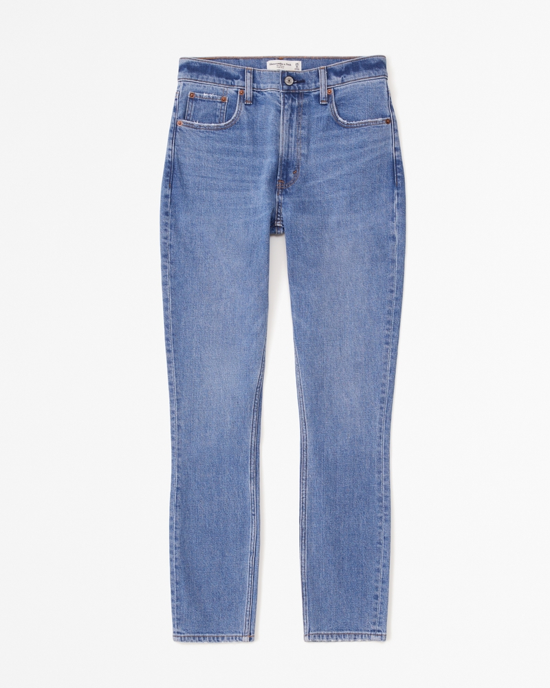 Hollister Women's Blue Jeans W/Pattern On Back Pockets. Size 27