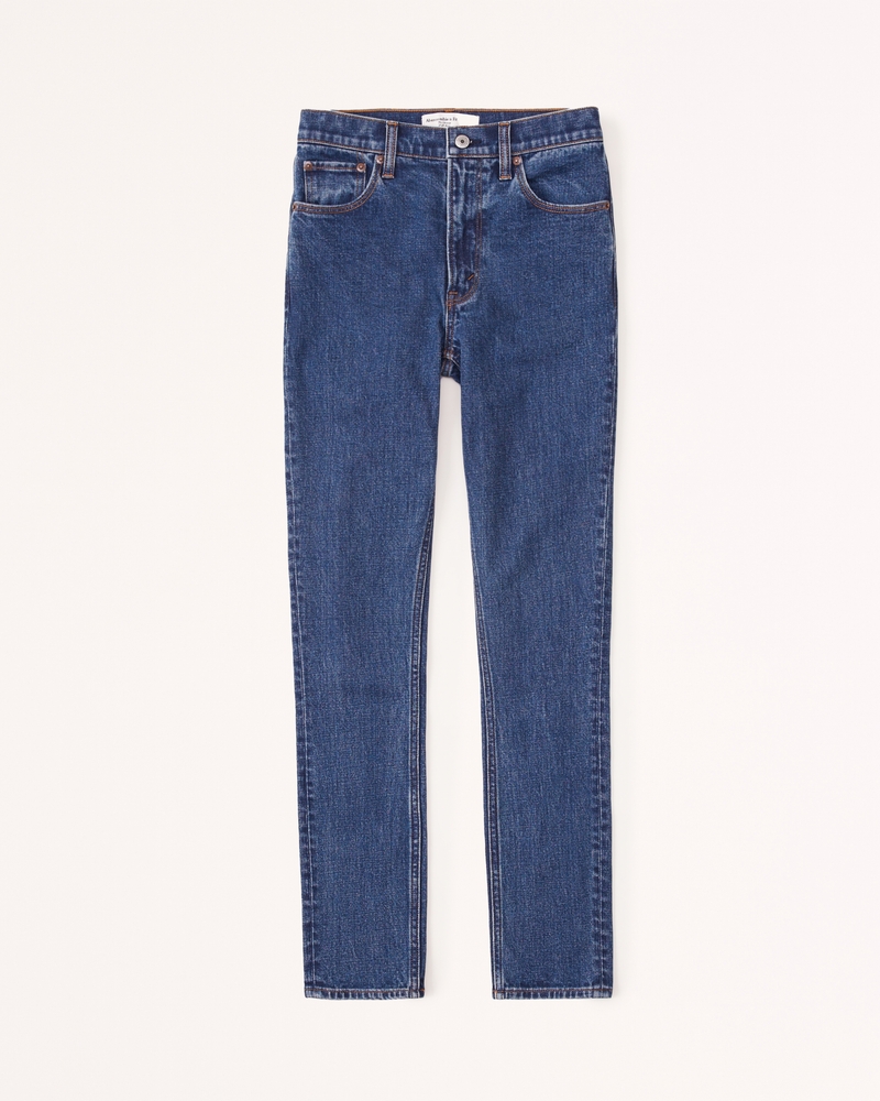 High-rise skinny jeans