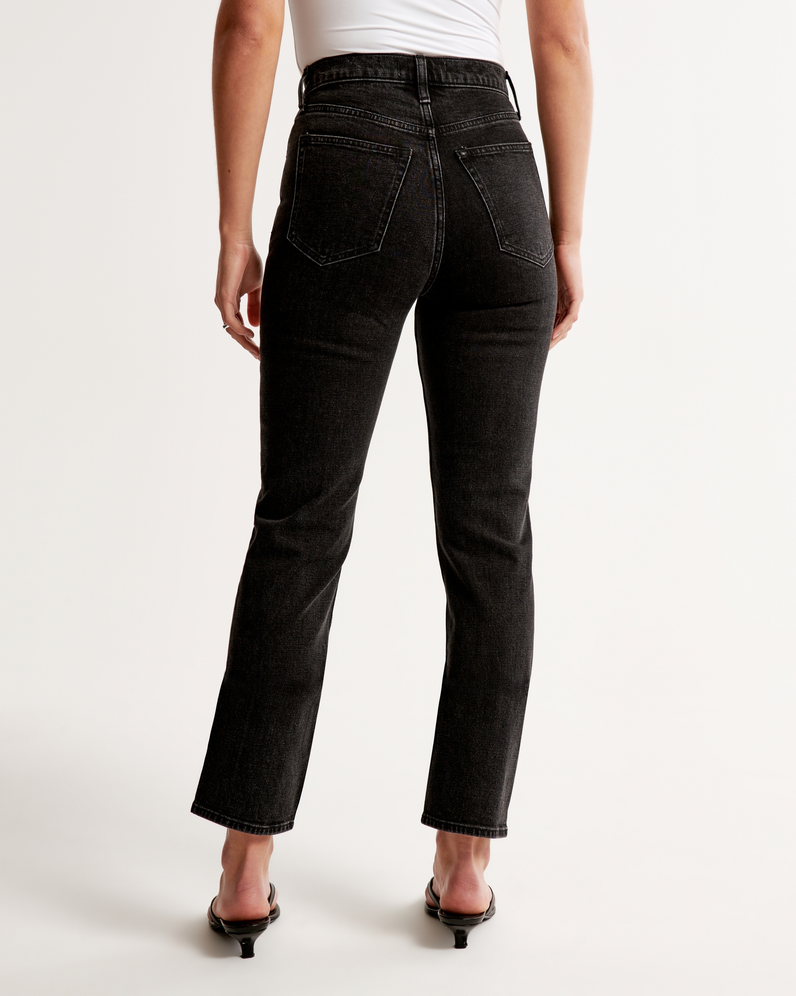 Ultra High Rise Ankle Straight Jean