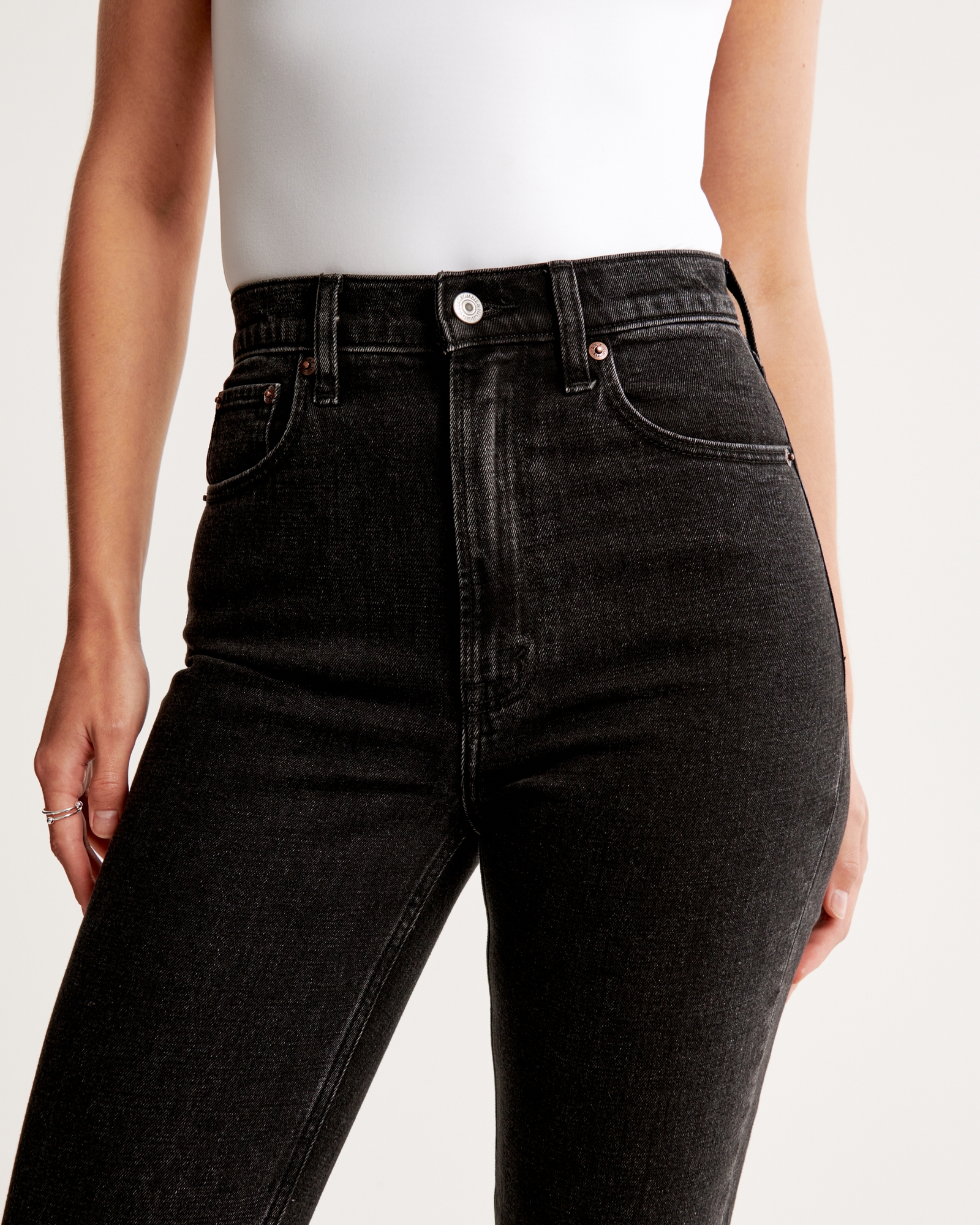 Ultra High Rise Ankle Straight Jean