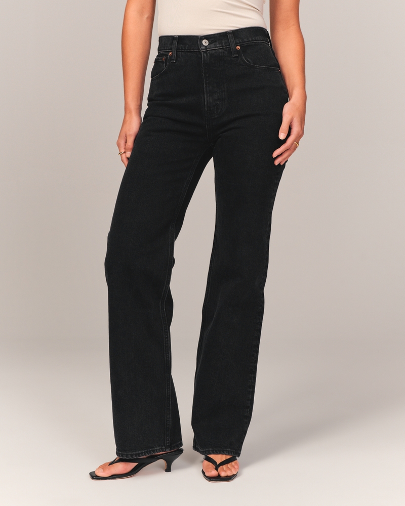 Women's High Rise 90s Relaxed Jean | Women's Sale | Abercrombie.com
