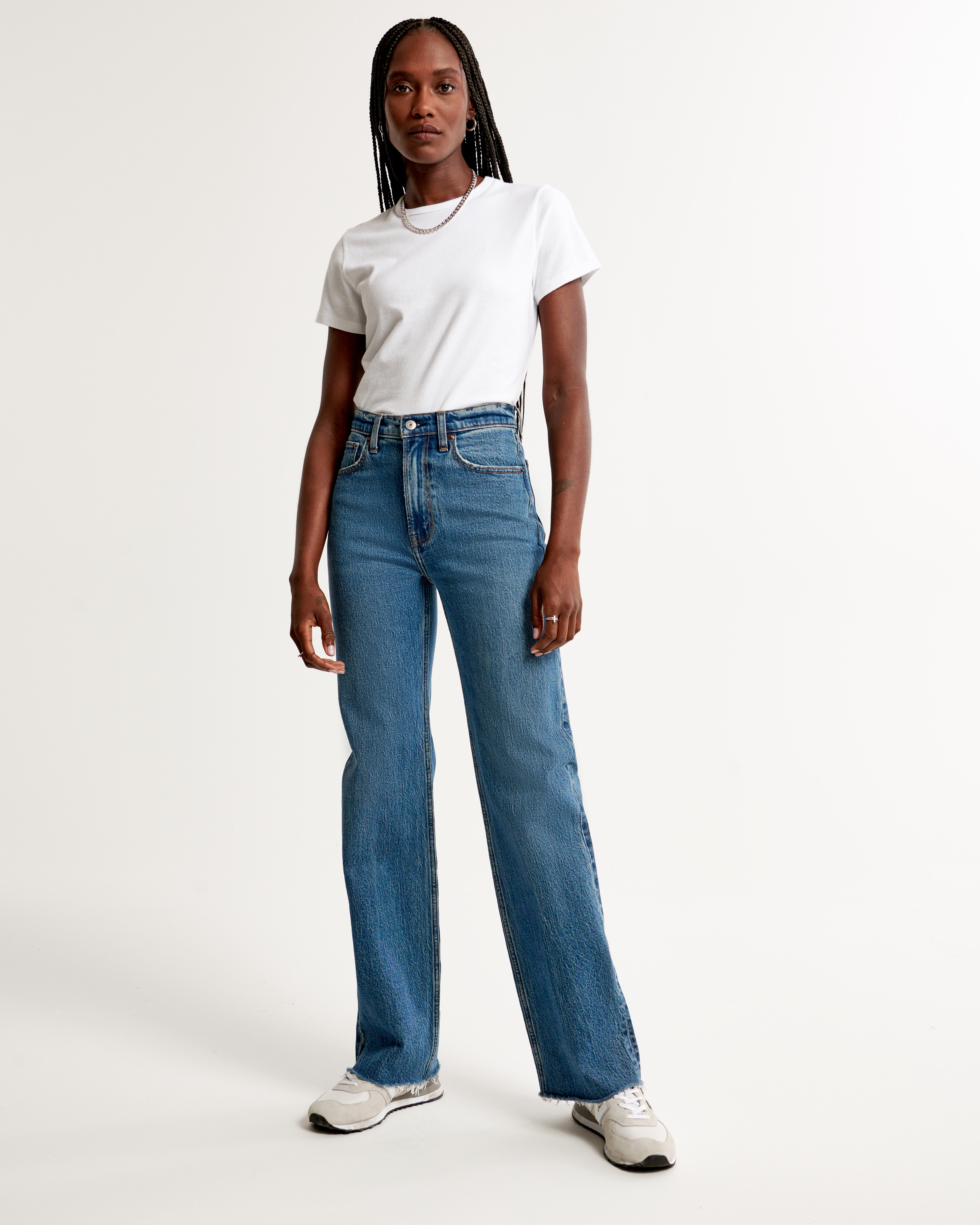 Abercrombie paperbag waist sales jeans