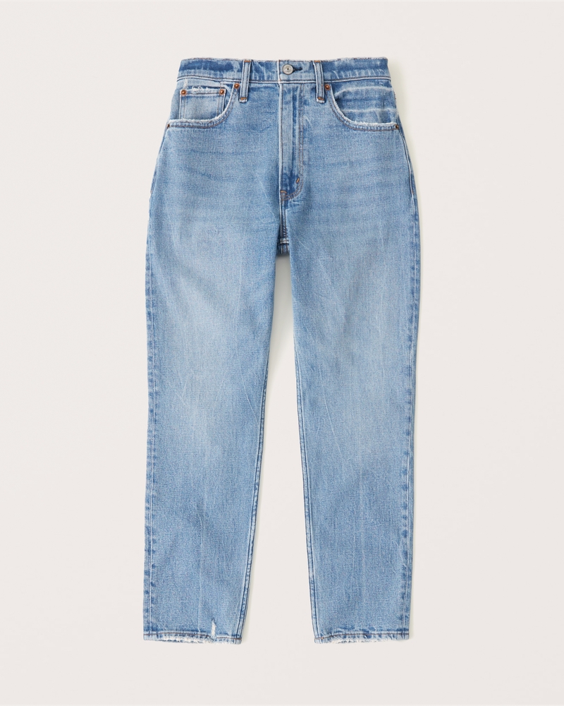 Women's Curve Love High Rise Mom Jean | Women's Bottoms | Abercrombie.com