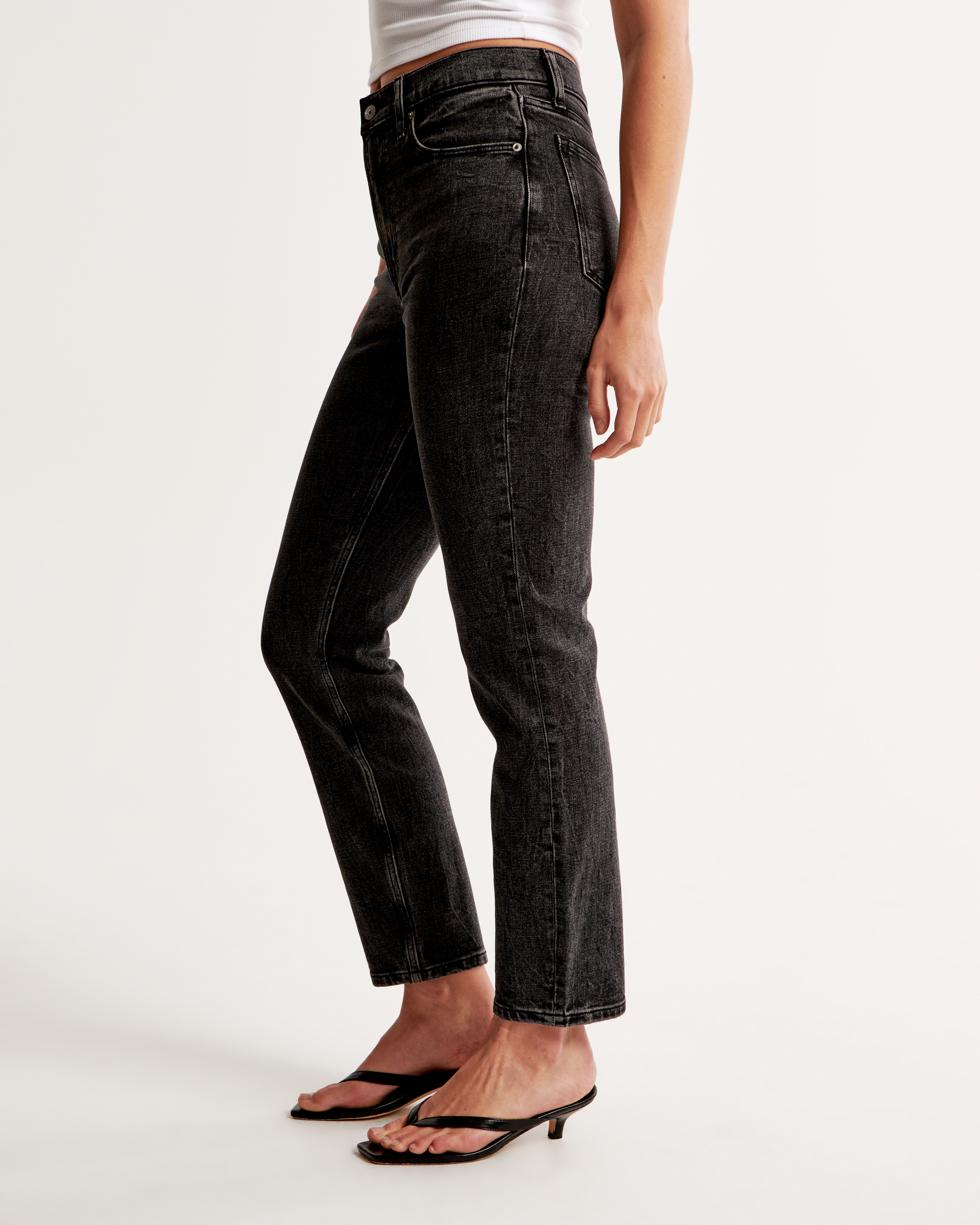 Women's High Rise Mom Jean | Women's Clearance | Abercrombie.com