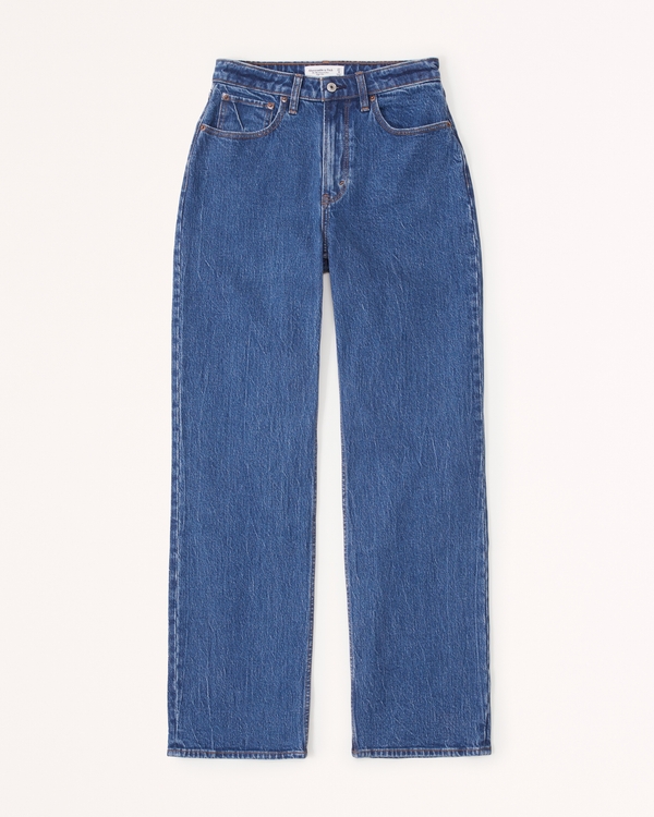Women's Curve Love High Rise 90s Relaxed Jean | Women's Bottoms | Abercrombie.com