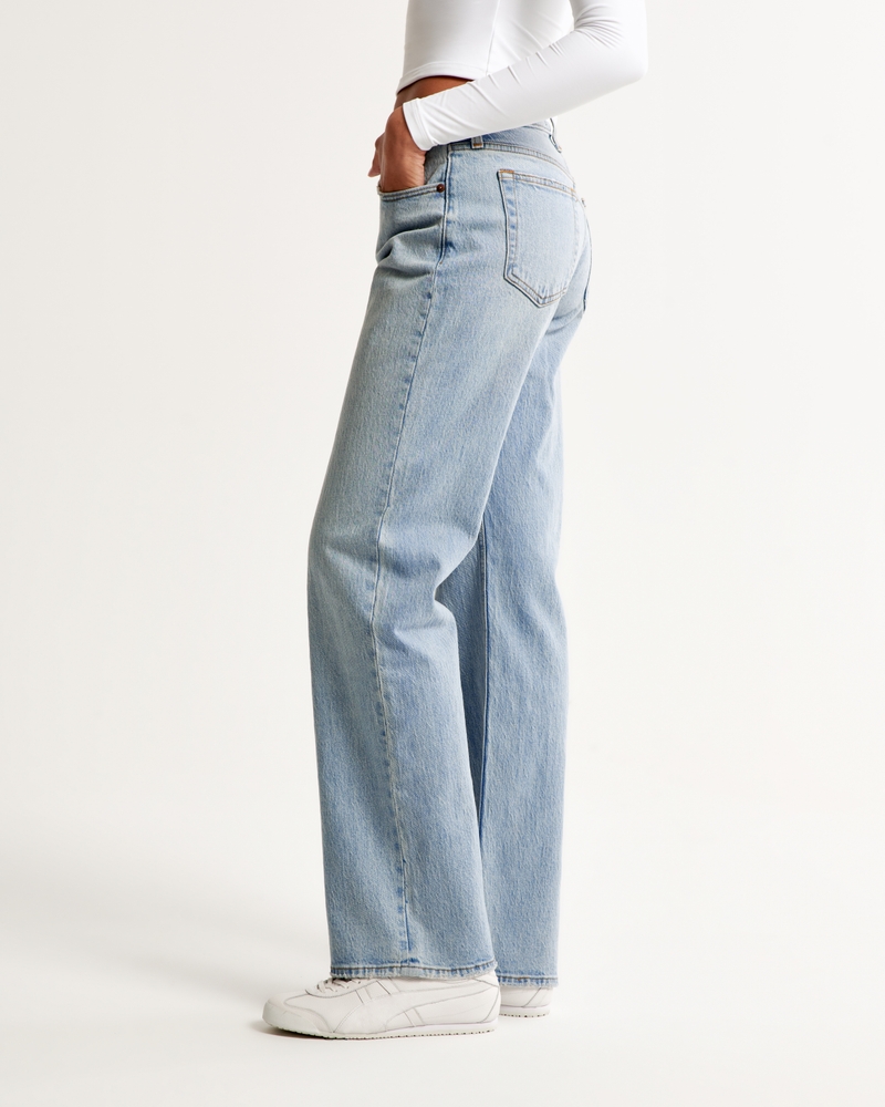zara low rise baggy jean. i sized up to a size 4 (normally a 2) and i, Jeans  Baggy