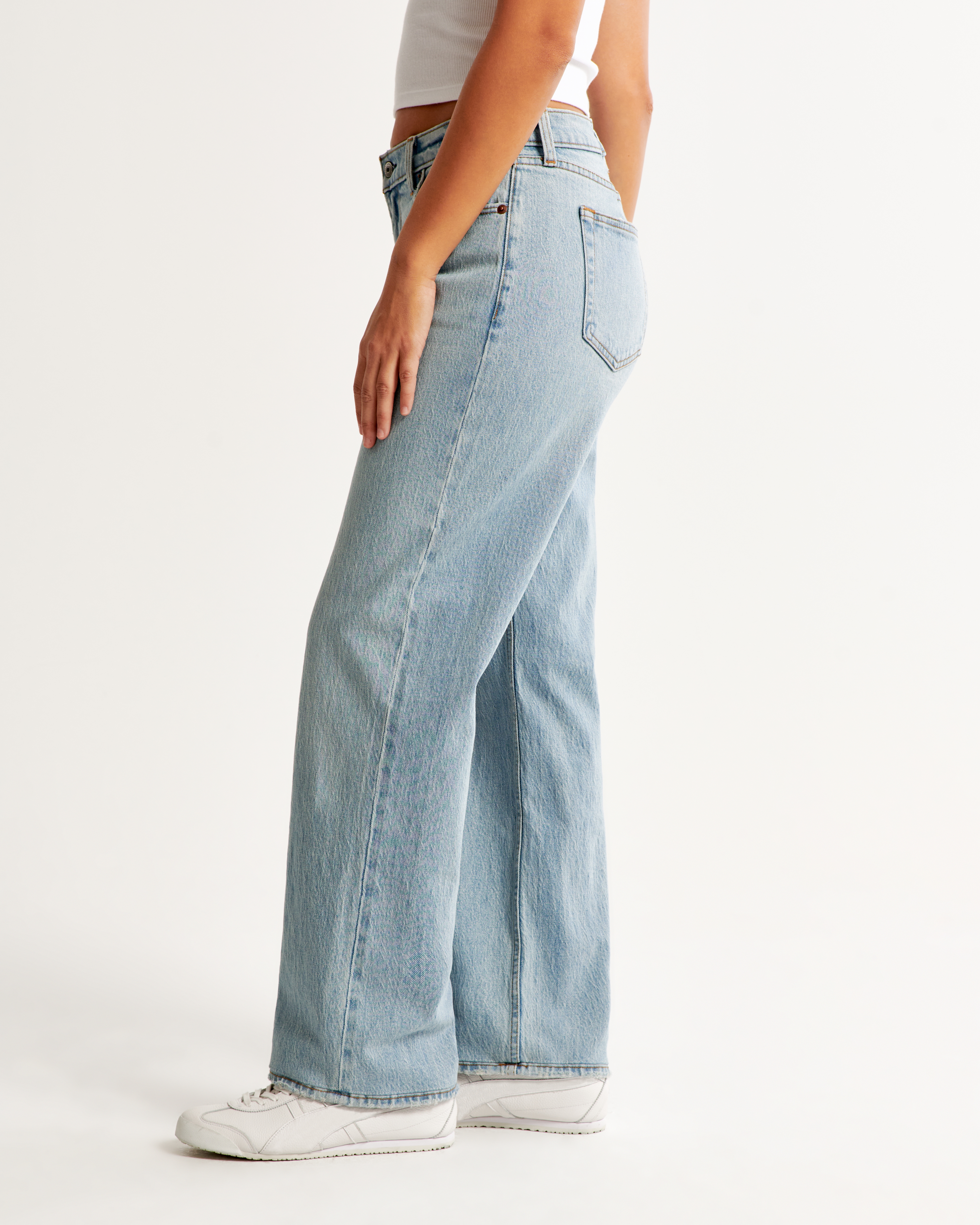 Women's Curve Love Low Rise Baggy Jean | Women's Clearance