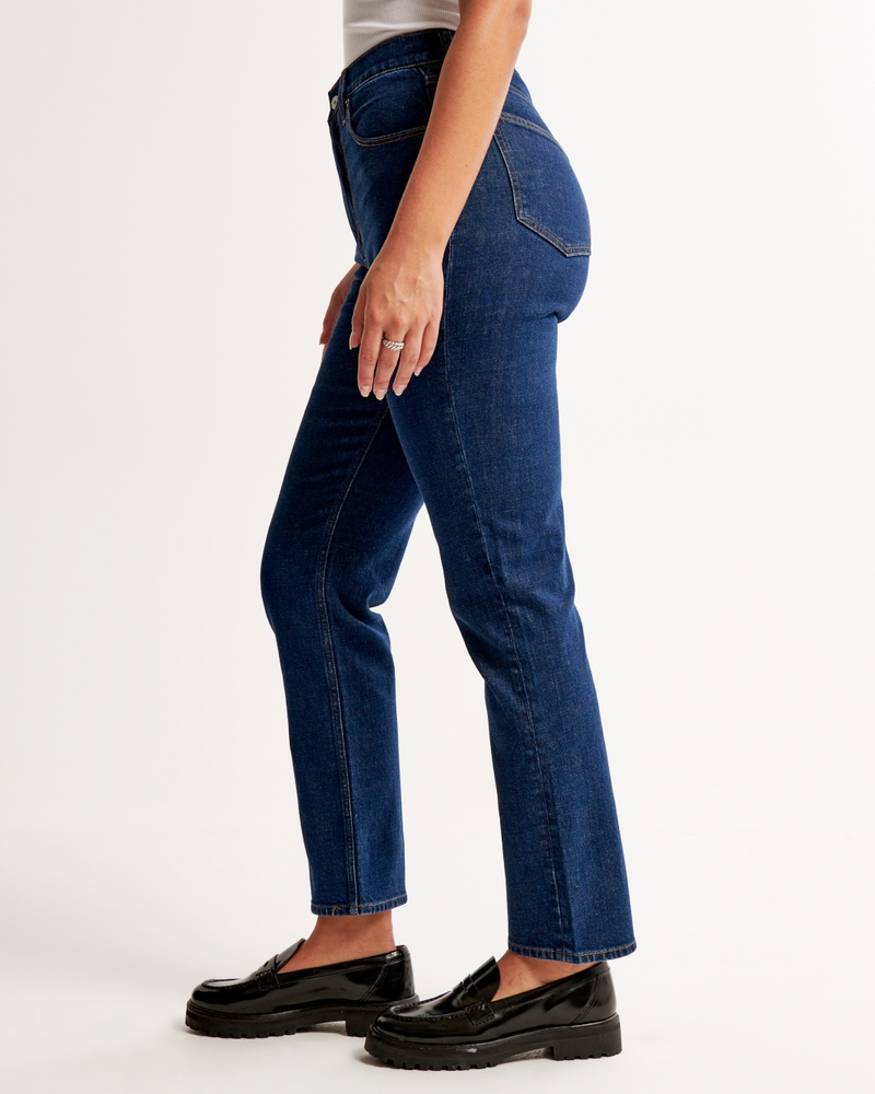 Women's Curve Love Ultra High Rise Ankle Straight Jean, Women's Clearance