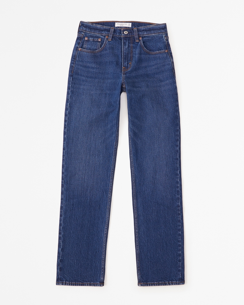 Women's Mid Rise 90s Straight Jean | Women's Clearance | Abercrombie.com