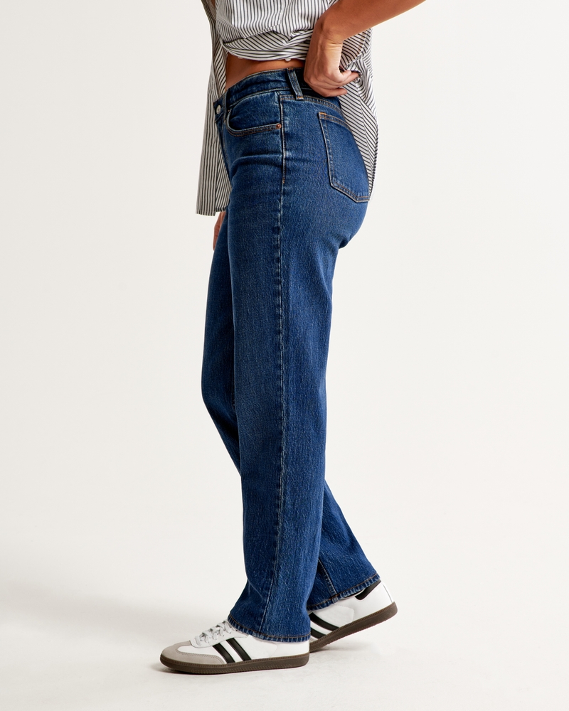 Curve Love Mid Rise 90s Straight Jean