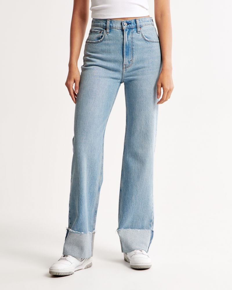 Women's High Rise 90s Relaxed Jean | Women's Clearance | Abercrombie.com