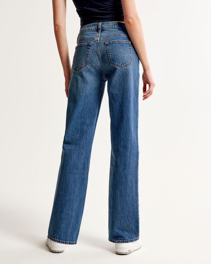 Shop Generic Women High Waist Wide Leg Baggy Jeans Side Pocket