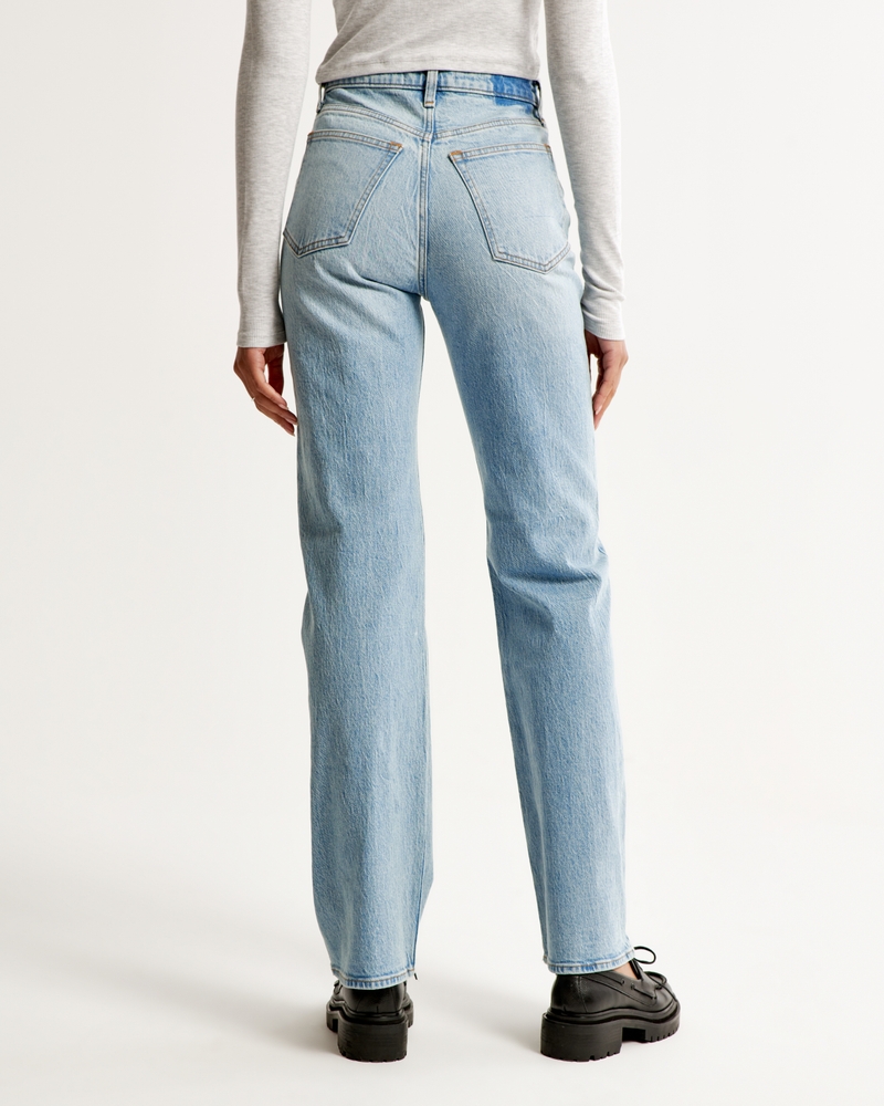 Mujer Jeans holgados estilo años 90 con tiro alto