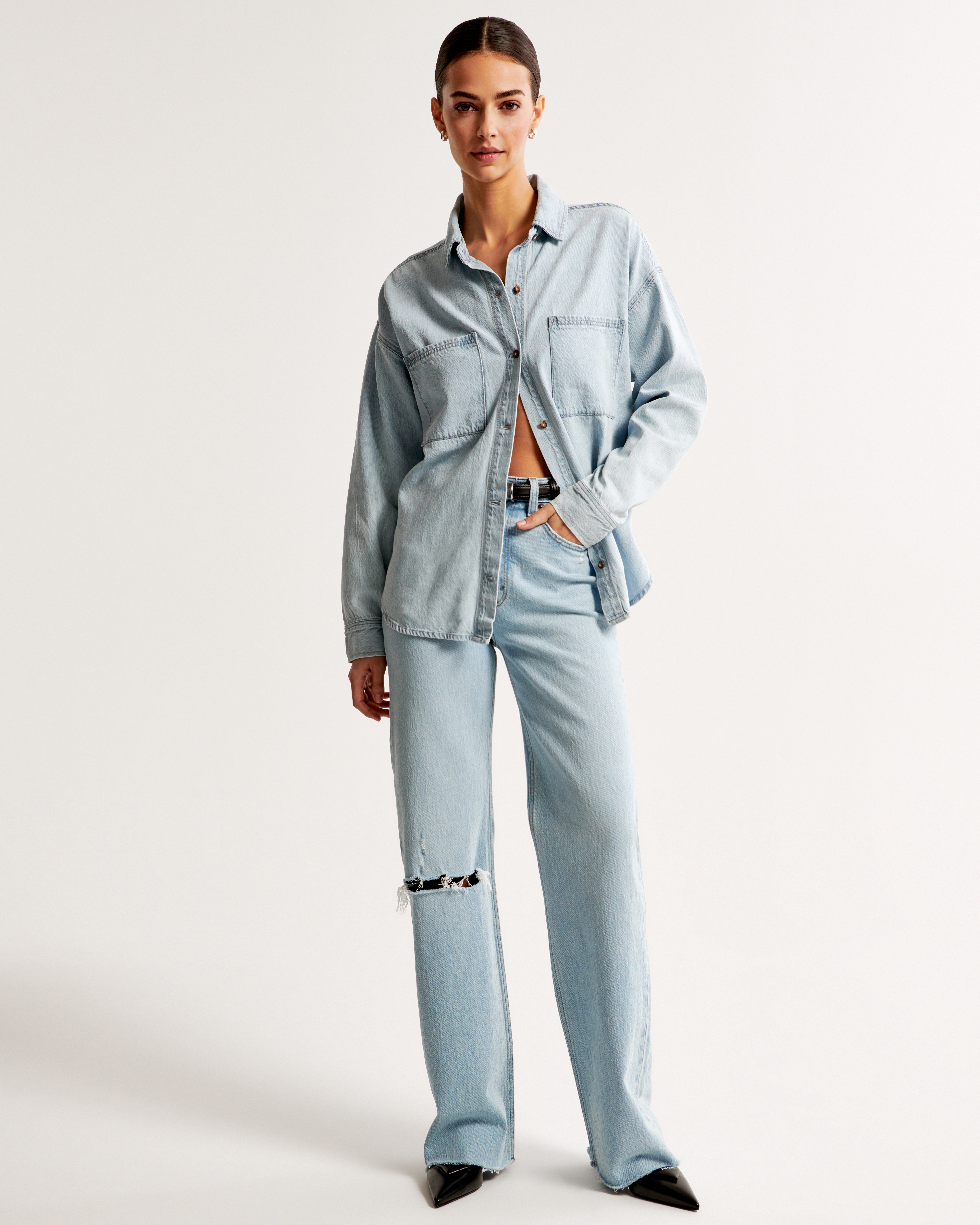 希少！90s ABERCROMBIE&FITCHCOMPANY Women's High Rise 90s Relaxed Jean | Women's Clearance