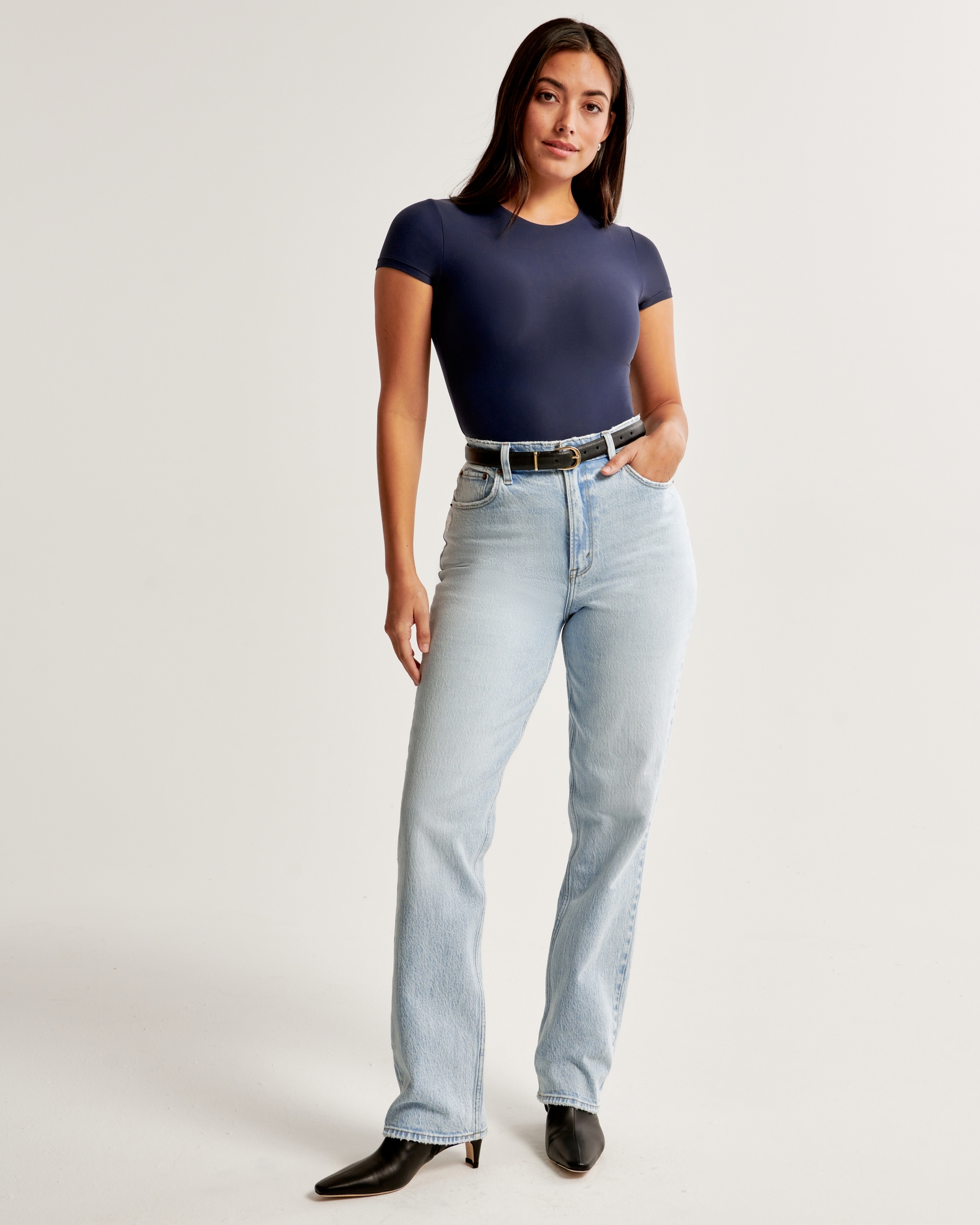 Curve Love Ultra High Rise 90s Straight Jean