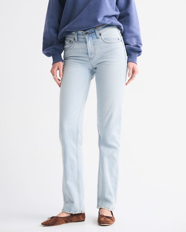 Mid Rise 90s Straight Jean