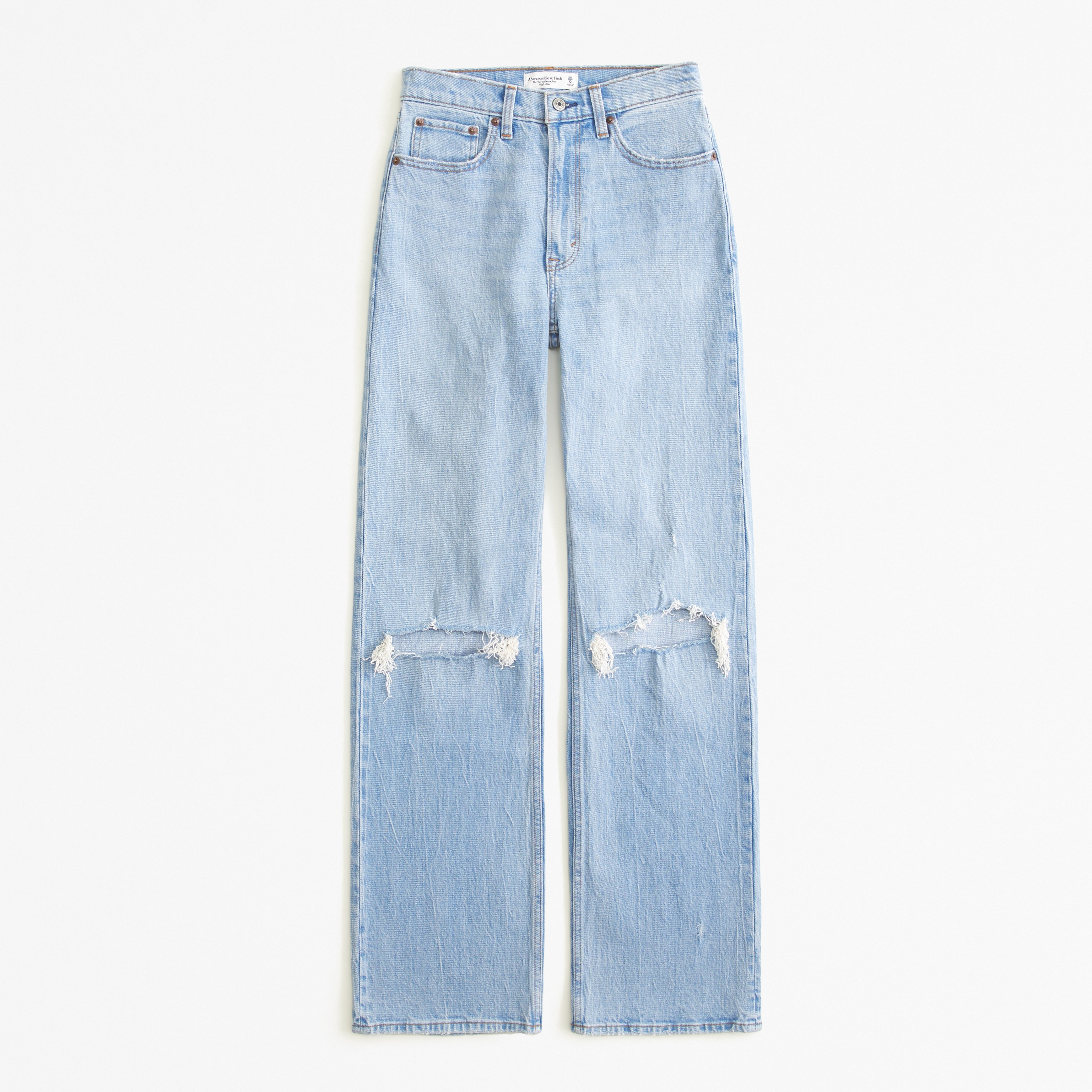 Abercrombie ripped sale jeans